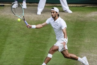 Lorenzo Musetti défiera Djokovic pour une place en finale à Wimbledon KEYSTONE/AP/Mosa'ab Elshamy